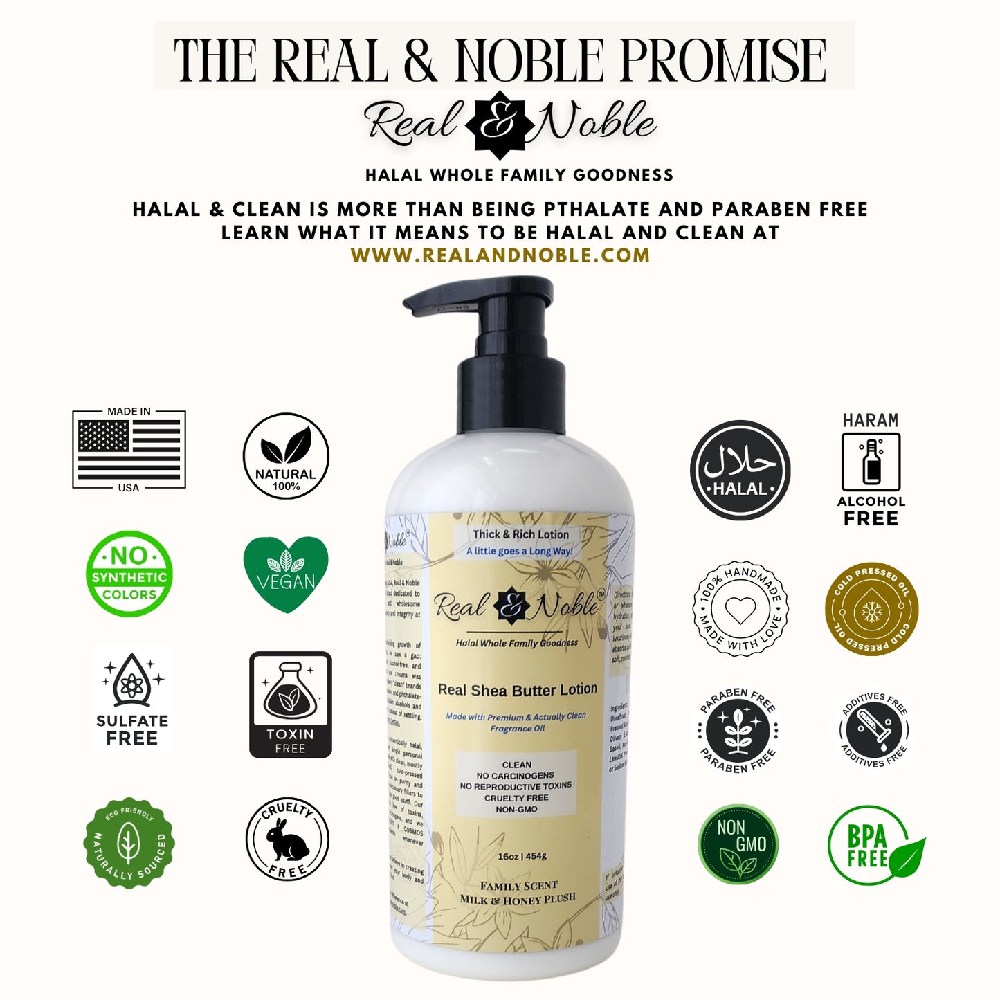 Real Shea Butter Lotion: Milk and Honey Plush